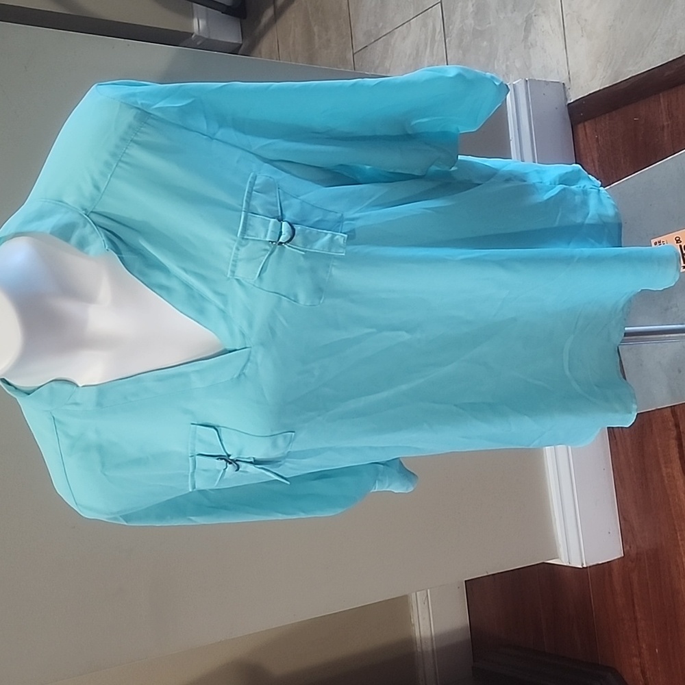 Rue 21 Aqua Blie Blouse